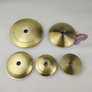 Lamp Covers & Shades Pure Brass /Copper Cap Arc Cover For Holding Glass Globe Lampshade, Flying Saucer, DIY Chandelier Lighting Accessories