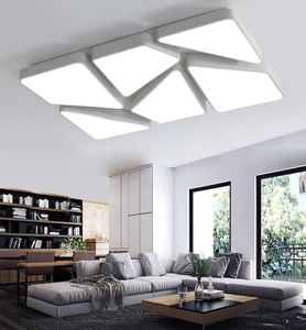 Horsten الحديثة الاكريليك الاكريليك أدى أضواء السقف لغرفة المعيشة غرفة نوم البسيط الأسود إضاءة المنزل الأبيض