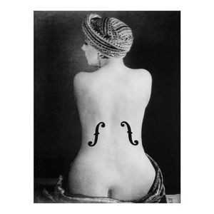 Man Ray Violon Painting Poster Print Home Decor emoldurado ou não moldado Material fotopíaco