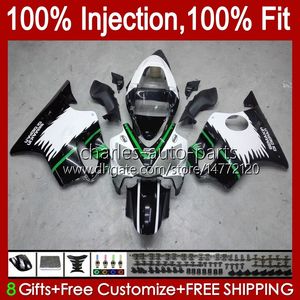 OEM Body For HONDA CBR600F4i F4 i CBR600FS 01-03 Bodywork A6No.15 CBR 600F4i 600 F4i FS CC 2001 2002 2003 CBR600 F4i 600CC 01 02 03 Injection mold Fairing green black