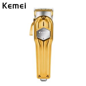 Kemei Professional All Metal Hair Clipper Men Electric Trimmer Fade Cutter cut Machine Barbiere KM-1976 KM-1977 220212
