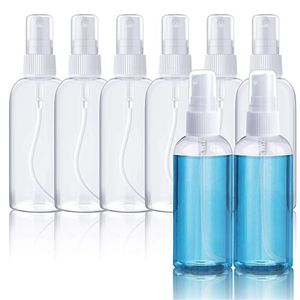 2oz Clear Spray Bottles 60ml Refillerbar fin dimma Sprayerflaska Makeup Kosmetisk Tom behållare för reseanvändning