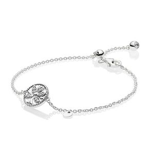 2021 Novo 100% 925 Sterling Silver 597776CZ Pulseira Clássica Clear CZ Charme Bead Fit DIY Moda Original Braceletes Fábrica Free Atacado Jóias Presente