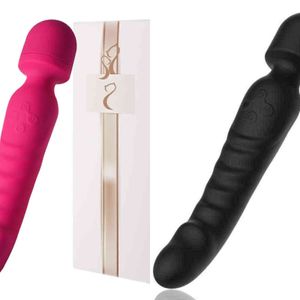 NXY Vibrators 가열 AV Wand 마사지 방수 소프트 딜도 진동기 G 스팟 클리토리스 자극기 성인 섹스 토이 여성 1118