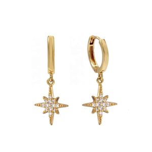 Wholesale starburst huggie earrings for sale - Group buy Wholale Fashion Jewelry Sier K Gold Plating Plain Starburst Huggie Hoop Earrings For Women
