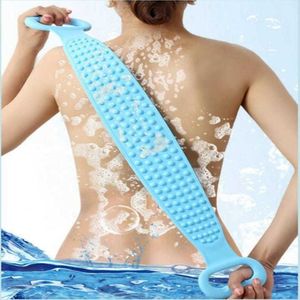 Spazzole in silicone Asciugamani da bagno Sfregamento Fango Peeling Corpo Massaggio Doccia Spazzola magica Scrubber flessibile Pulizia della pelle 210724