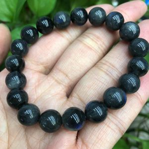Wholesale bracelet natural moonstone resale online - Charm Bracelets Natural Black Moonstone Labradorite Bracelet Crystal Healing Quartz