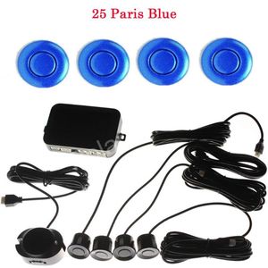 Telecamere posteriori per auto Sensori di parcheggio Sensore 12V 4 Kit sistema di backup per retromarcia automatica Indicatore di allarme di avviso sonoro 44 colori Avai