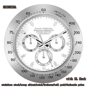 Luminous Clock Clock Metal Luxury Design Wall Watch Tanie Chrimas Najlepszy prezent X0726