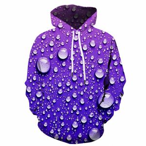 Chemise Sexy Anime achat en gros de Sweats à capuche pour hommes Sweatshirts D Raindrop Sweat à capuche Hommes Purple Sweat à capuche Anime Print Art Sweat shirt imprimé Hip Hop Hop Hop HIP HIP SEXY