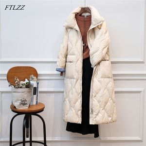 90% Ultra Light Duck Down Winter Jacket Women Coats Female Long Casual Warm Parka Outerwear 210430