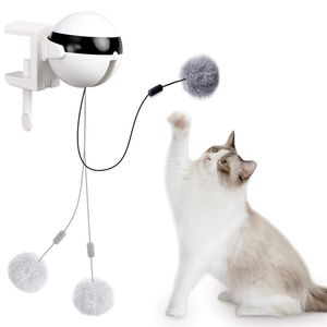 Otomatik Kedi Oyuncak Topu Elektrikli Kaldırma İnteraktif Kendini Oyun Teaser Bulmaca Akıllı Pet Kedi Top Oyuncakları Malzemeleri Kediler Için Kedi Yavru 211122