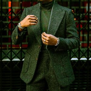 Inverno Lastest Coat Pant Designs Brown Groom Marrom Men Suits Wedding Blazer Wool Blend personalizado Made 2 peças Jaqueta Man 2021 masculina BLA