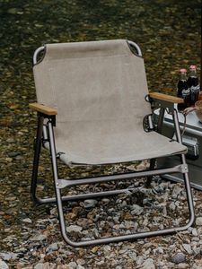 Läger möbler camping stolar vikstol super ljus aluminium legering bärbar pall utomhus strand vikbar