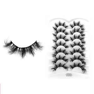 7 Paare natürliche 3D falsche Wimpern gefälschte Wimpern Pack Make-up Wimpern flauschige Wimpern Maquiagem Make-up-Tools