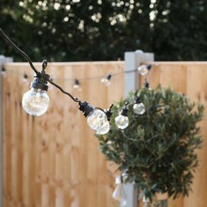 8M 10Bulbs/ 13m 20Bulbs Festoon Led Globe String Light Outdoor Fairy Garden Wedding Party Street Strings Lamp For Backyard Patio Decor