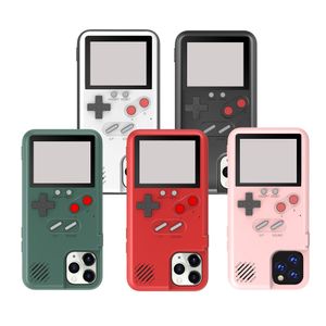 36 Game Console Phone Cases For iPhone 12 11 Pro XR XS Max Handheld Consoles Color Screen Portable Gaming Cover Shockproof Anti Fall With Retail Box