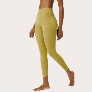Leggings Women Yoga Pants body-building skin friendly naked sense abrasive tight running high waist elastic sports Capris girl black jogger
