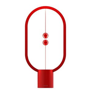 2022 Ny Night Light USB Uppladdningsbar Mini Hengpro Balans LED Bordslampa Ellipse Magnetisk Midluftsbrytare Ögonvård Touch Control