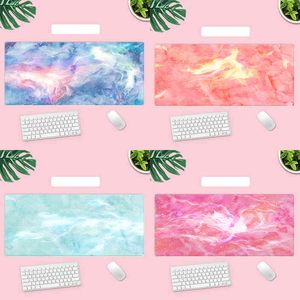 iMice Large Marble Mouse Pad Chill Gamer Waterproof Leather kawaii Desk Mat Computer Keyboard Table Decoration Cover