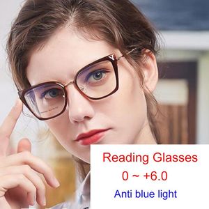 Transparent Square Eyeglasses Women Anti Glare Blue Light Reading Glasses Luxury Designer Red Optical Spectacles Frame Sunglasses