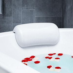 Altri vasca da bagno Forniture per servizi igienici Spa Pillow Vasca da bagno antiscivolo Poggiatesta morbida cuscini impermeabili morbidi con ventose Associazioni da bagno facile da pulire Accessori