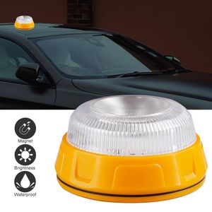 Notlichter Magnetisches IP44-Licht V16 LED-Gelb blinkende Autostraßen-Flare-Sicherheitswarnleuchte