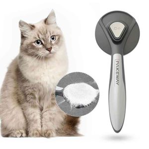 Pet Self Chinking Slick Щетка инструменты для кошек Гребень для собак Кошки для удаления волос выдвигают массаж Gatos аксессуары