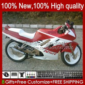 1988 Honda Fairings venda por atacado-Corpo Capa de Tanque para Honda NS125 NSR125 R NSR R R NSR R Bodywork HC NSR125R NSR ABS Feiras completas Kit vermelho