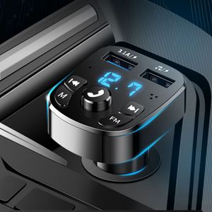 ワイヤレスブルートゥースハンドカーアクセサリーキットFMトランスミッタープレーヤーデュアルUSB充電器Bluetoothハンド - カー-mp3-player275s