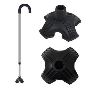 Wholesale support cane resale online - Trekking Poles MM Walking Stick Cane Crutch Tip Pad Rubber Self Standing Four Base Support End Bottom