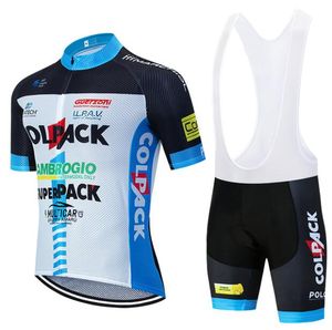 Colpack 2024 camisa de ciclismo calças bicicleta conjunto 19d ropa dos homens verão secagem rápida pro camisas ciclismo curto maillot culotte wear