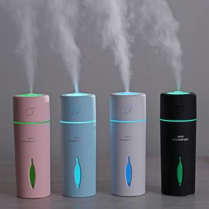 Arrival USB Ultrasonic Diffuser Humidifier with LED lights for Working Office Hotel Bedroom Retail Box