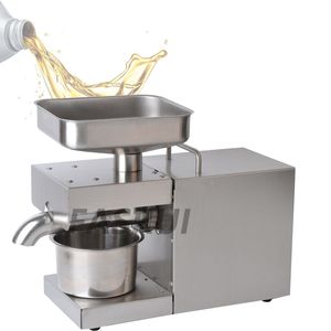 Полное автоматическое домашнее хозяйство прессы семян льна арахисовые масла Pressd из нержавеющей стали холодного пресса 1500W