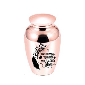 Cremation Urns Ashes Keepsake Jar Pendant Aluminium Alloy Memorial Mini Urn Funeraln Fird de avgått nära och kära husdjur