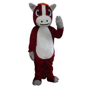 2022 Profesyonel At Maskot Kostüm Cadılar Bayramı Noel Fantezi Parti Elbise Karikatür Karakter Suit Karnaval Unisex Yetişkinler Kıyafet