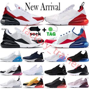 2023 Top Quality Airs Cushion Scarpe da corsa da uomo University Red Triple Bianco Nero Antracite Sport USA Photo Blue 27c Scarpe da ginnastica da donna Designer Sneakers Taglia 36-45