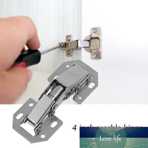 Cold Roll Steel Hydraulic Cabinet Door Hinges Damper Buffer Soft Close Furniture Drawer Connector Eight Mounting Holes