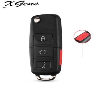 Wholesale vw remote case for sale - Group buy 3 Panic Buttons Flip Remote Key Shell fit for VOLKSWAGEN VW Touareg Switchblade Flip Case Fob