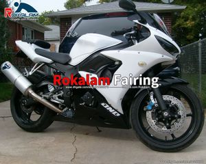 Para Yamaha YZF R6 YZF-R6 03 04 Fairings Kit YZF600 R6 2003 2004 White Bodyworks (moldagem por injeção)