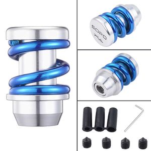 Manual & Automatic Car Auto Spring Gear Stick Head Handle Shifter Lever Shift Knobs Aluminum Not Universal