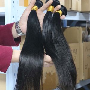 黒人女性のための卸売り化学プロセス生の自然なストレートペルーの髪の伸び柔らかく滑らかな舌
