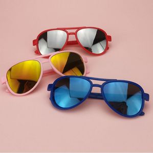 Fashion children sunglasses kids plastic cool color outdoor goggles baby boys girls classic Full Frame adumbral glasses S1094