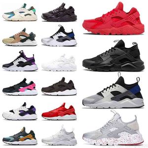 2021 Arrival Authentic Huarache Sports shoes Hurache Running Sneakers Top quality Black All White Red Purple Men Women Trainers Casual
