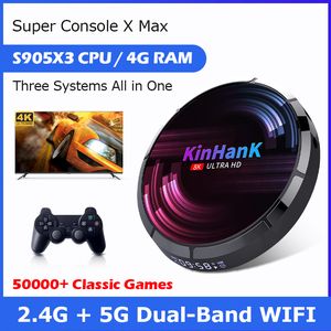 Retro Video Game Console Super Console X Max 4K HD Wifi With 50000+ Games For PS1 PSP N64  SS Game Player TV Box