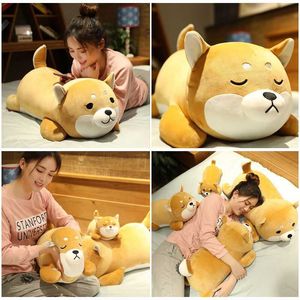 Scarlet Cat Cute Fat Shiba Inu Dog Plush Toy Soft Kawaii Dolls Cartoon Pillow Lovely Gift for Baby Stuffed Animals Plushies Q0727