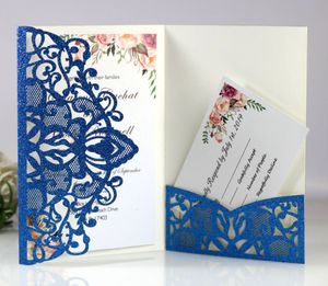 Det senaste 18x12.5cm kuvertet hälsningskort, spets ihålig födelsedagbröllop tack, 1 set = yttre skal + storlek inre sida + kuvert
