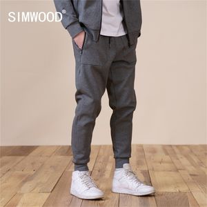 Vår jogger byxor män slim passform drawstring plus storlek bekväma sweatpants SJ131141 210702