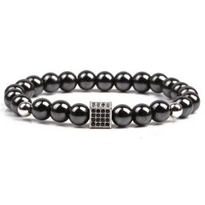 Diamond Box Magnet Beads Strands Armband Stone Armband Armband Cuff For Women Men Gift Fashion Jewelry