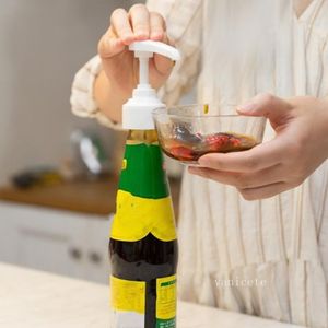 Syrup Bottle Nozzle Pressure Oil Sprayer Household Oyster Sauce Vacuum Plastic Pump Push-type Tools Kitchen Accessories Supplies T2I52705